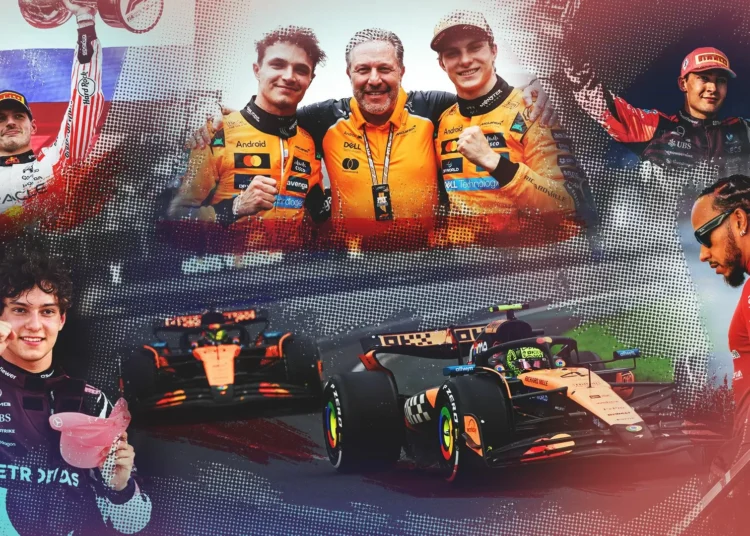 McLaren domina F1 e deixa o resto à espera de um reset. O balanço a 25% da temporada