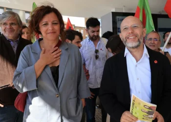 Marisa Matias e Rui Tavares juntos em Gaia: pedem “mais tento e menos traulitada” a Nuno Melo